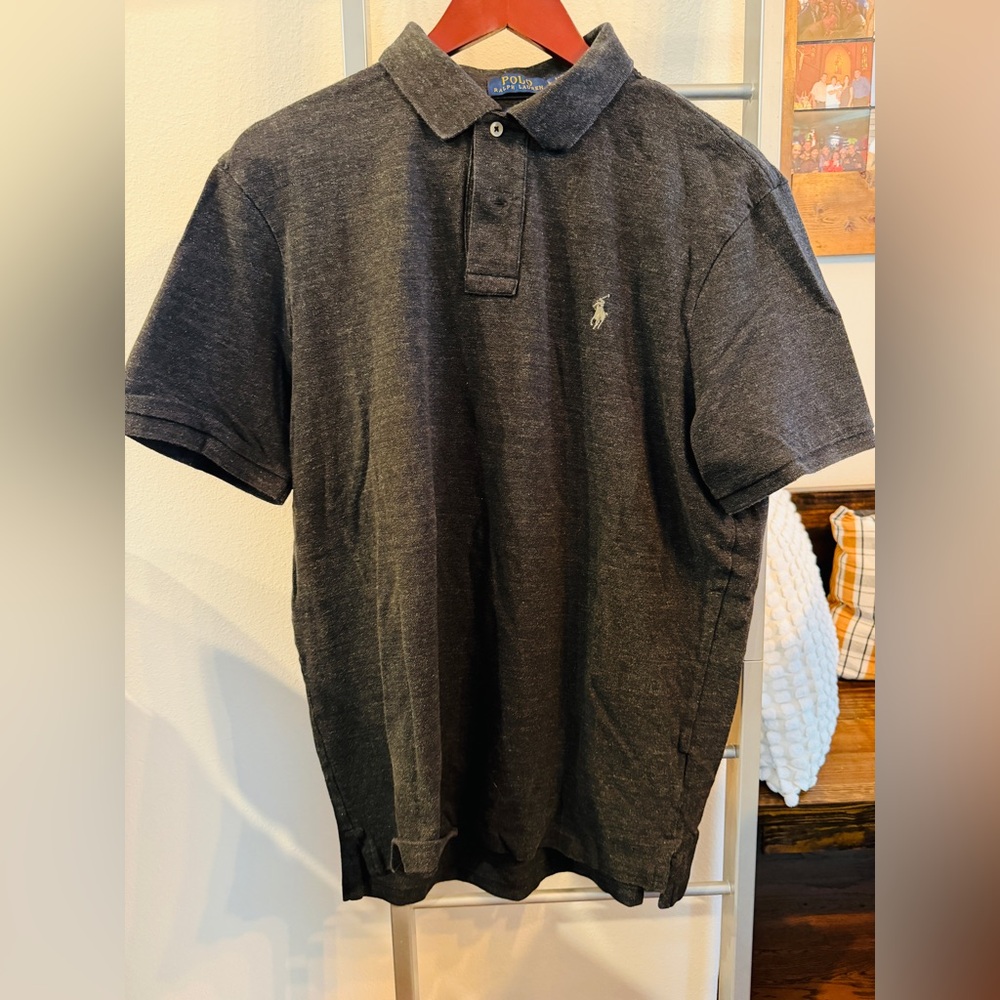 Ralph Lauren Charcoal Heather Polo Shirt